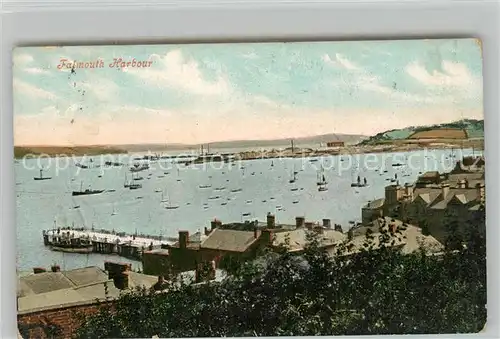 AK / Ansichtskarte Falmouth_Cornwall Harbour Falmouth Cornwall
