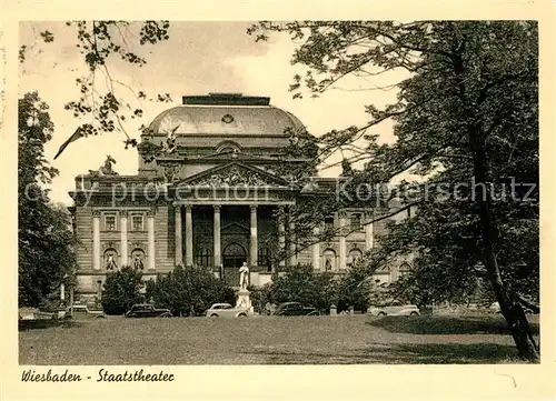 AK / Ansichtskarte Wiesbaden Staatstheater Wiesbaden