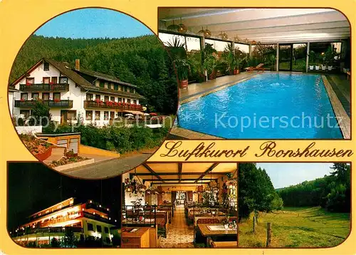 AK / Ansichtskarte Ronshausen Hallenbad Waldhotel Marbach Ronshausen