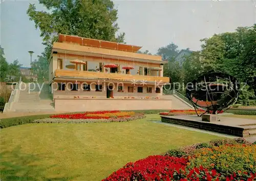 AK / Ansichtskarte Frankfurt_Main Sonnenuhr im Nizza Frankfurt Main