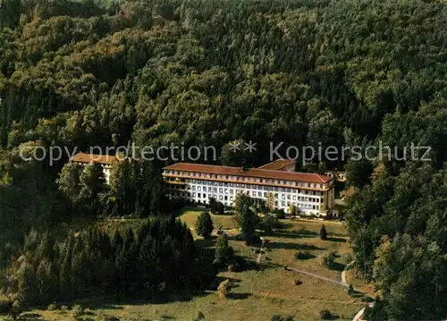 AK / Ansichtskarte Winterkasten_Lindenfels Eleonorenklinik Fliegeraufnahme Winterkasten_Lindenfels