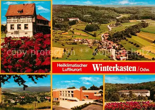 AK / Ansichtskarte Winterkasten_Lindenfels Panorama Stadtansichten Fliegeraufnahme Winterkasten_Lindenfels