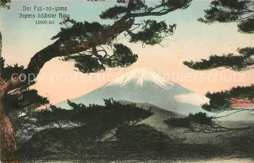 AK / Ansichtskarte Honshu Fuji no yama Vulkan Japans hoechster Berg Honshu