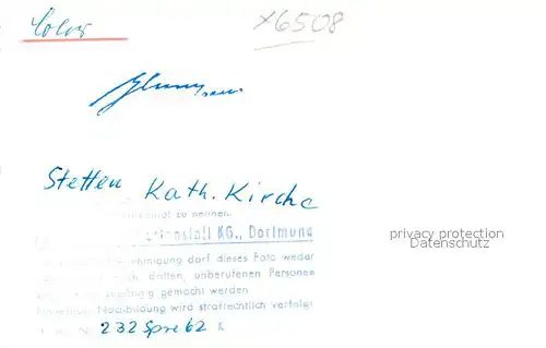 AK / Ansichtskarte Stetten_Allgaeu Jesusfigur Statue Katholische Kirche Stetten Allgaeu