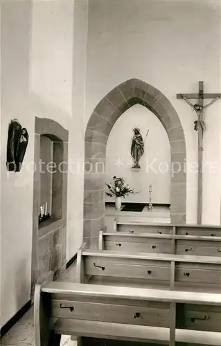 AK / Ansichtskarte Stetten_Allgaeu Katholische Kirche Innenansicht Stetten Allgaeu