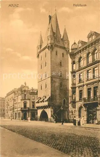 AK / Ansichtskarte Mainz_Rhein Holzturm Mainz Rhein