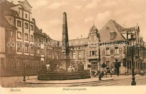 AK / Ansichtskarte Mainz_Rhein Neubrunnenplatz Mainz Rhein