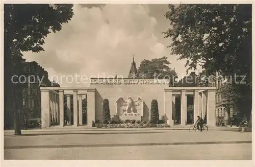 AK / Ansichtskarte Mainz_Rhein Stresemann Denkmal Mainz Rhein