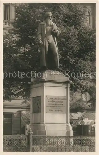 AK / Ansichtskarte Mainz_Rhein Gutenberg Denkmal Statue Mainz Rhein