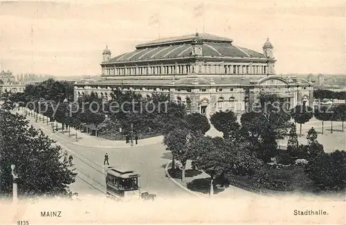 AK / Ansichtskarte Mainz_Rhein Stadthalle Mainz Rhein