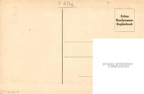 AK / Ansichtskarte Mainz_Rhein Dom Kuenstlerkarte Handpressen Kupferdruck Mainz Rhein