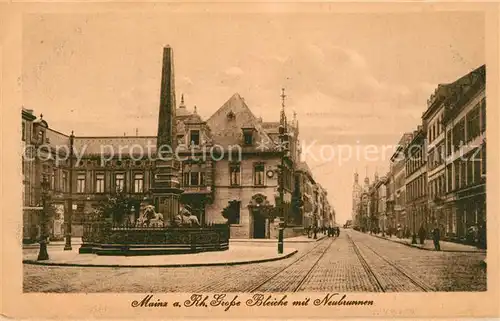 AK / Ansichtskarte Mainz_Rhein Grosse Bleiche Neubrunnen Mainz Rhein