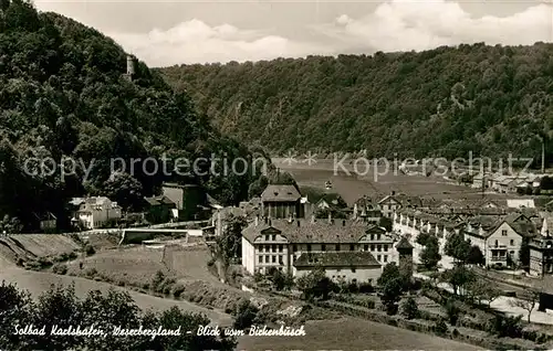 AK / Ansichtskarte Karlshafen_Bad Blick vom Birkenbusc Karlshafen_Bad