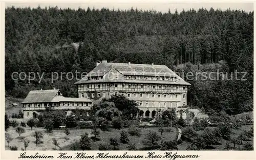 AK / Ansichtskarte Helmarshausen Sanatorium Haus Kleine Helmarshausen