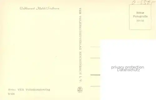 AK / Ansichtskarte Ilfeld_Suedharz Teilansicht Ilfeld Suedharz