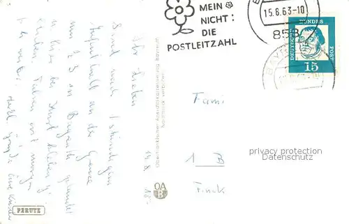 AK / Ansichtskarte Bayreuth Opernhaus Festspielhaus Bahnhofsplatz Eremitage Brautgasse Luitpoldplatz Markgrafenbrunnen Bayreuth