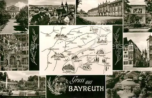 AK / Ansichtskarte Bayreuth Orts und Teilansichten Bayreuth