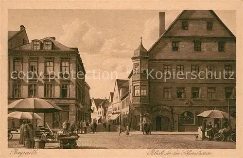 AK / Ansichtskarte Bayreuth Hafenstrasse Markt Bayreuth