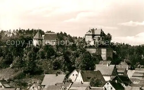 AK / Ansichtskarte Betzenstein Teilansicht Burg Betzenstein