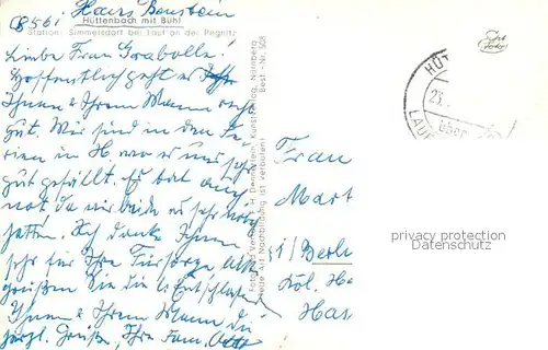 AK / Ansichtskarte Huettenbach Panorama mit Buehl Huettenbach