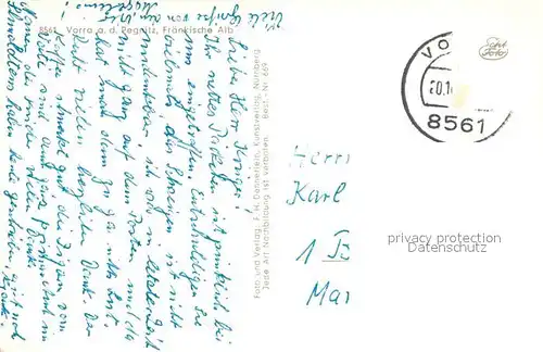 AK / Ansichtskarte Vorra_Pegnitz Panorama Vorra Pegnitz