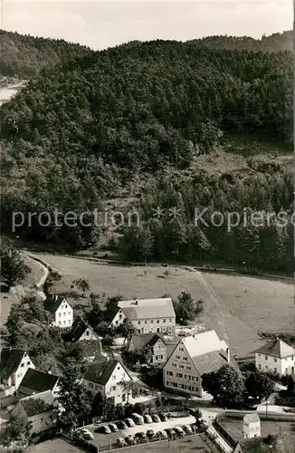 AK / Ansichtskarte Hohenstadt_Mittelfranken Restaurant Pension Zum Schwarzen Brand Hohenstadt_Mittelfranken