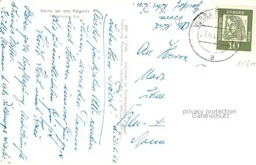 AK / Ansichtskarte Vorra_Pegnitz Panorama Vorra Pegnitz