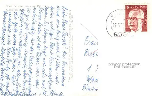 AK / Ansichtskarte Vorra_Pegnitz Panorama Vorra Pegnitz