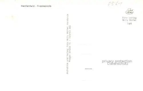 AK / Ansichtskarte Henfenfeld Panorama Henfenfeld