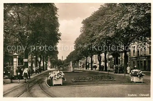AK / Ansichtskarte Krefeld Ostwall Krefeld