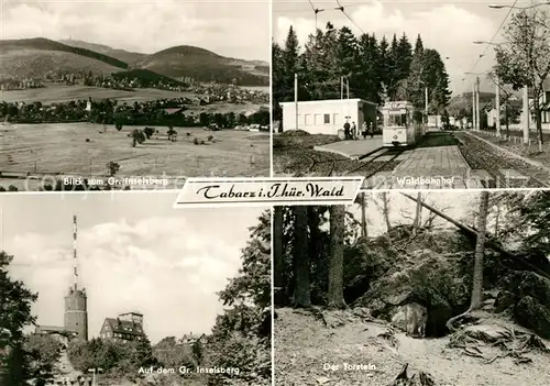AK / Ansichtskarte Tabarz Gr Inselsberg Waldbahnhof Der Torstein Tabarz