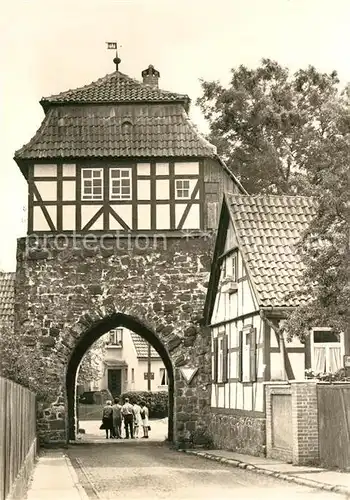 AK / Ansichtskarte Neustadt_Harz Forststrasse Stadttor Neustadt_Harz