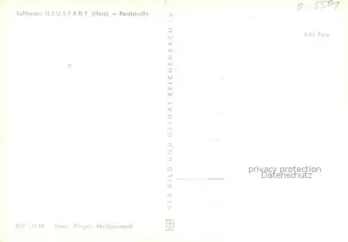 AK / Ansichtskarte Neustadt_Harz Forststrasse Stadttor Neustadt_Harz