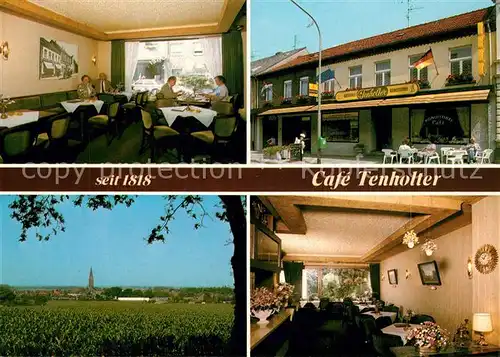 AK / Ansichtskarte Emmerich_Rhein Cafe Tenholter Gastraeume Emmerich Rhein
