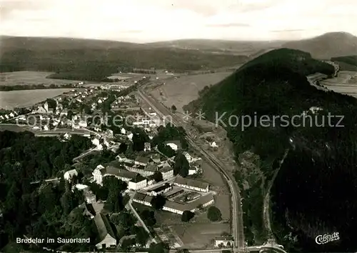 AK / Ansichtskarte Bredelar Fliegeraufnahme Bredelar