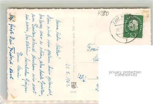 AK / Ansichtskarte Wesel_Rhein Postamt Rathaus Berliner Tor Hohestrasse Wilhelmstrasse Wesel Rhein