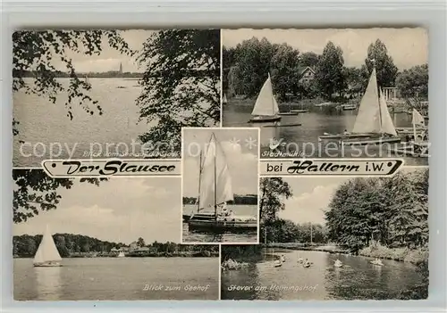 AK / Ansichtskarte Haltern_See Stausee Stadtblick Stadtmuehle Seehof Stever am Helmingshof Haltern See