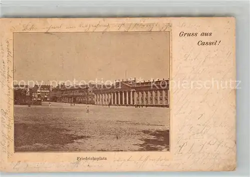 AK / Ansichtskarte Cassel_Kassel Friedrichplatz Cassel Kassel