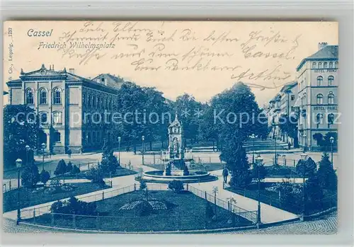 AK / Ansichtskarte Cassel_Kassel Friedrich Wilhelmsplatz Cassel Kassel