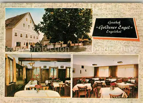 AK / Ansichtskarte Engelthal Gasthof Goldener Engel Gastraeume Engelthal