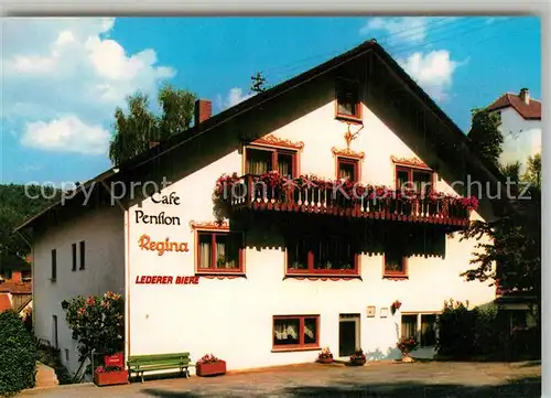 AK / Ansichtskarte Obertrubach Cafe Pension Regina Obertrubach