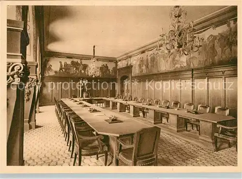 AK / Ansichtskarte Kassel Rathaus Magistratssitzungssaal Kassel