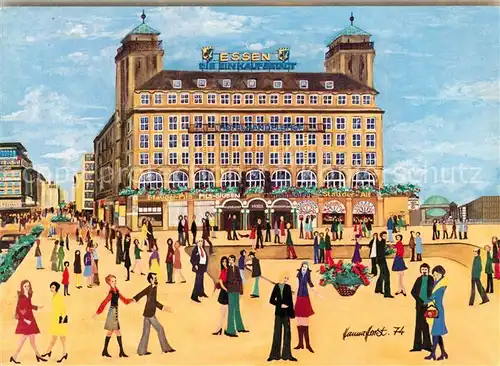 AK / Ansichtskarte Essen_Ruhr Hotel Handelshof Essen_Ruhr