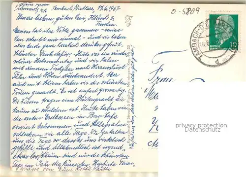 AK / Ansichtskarte Tambach Dietharz Panorama Falkenstein Mittelwasser Spitterfall Tambach Dietharz