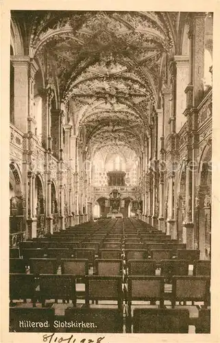AK / Ansichtskarte Hillerod Slotskirken Hillerod
