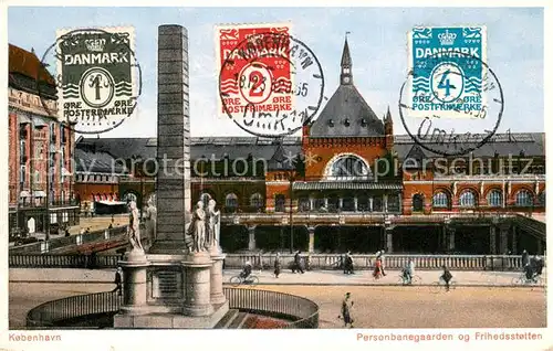 AK / Ansichtskarte Kobenhavn Personbanegaarden Frihedsstetten Kobenhavn