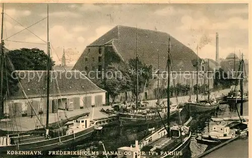 AK / Ansichtskarte Kobenhavn Frederiksholms Kanal  Kobenhavn