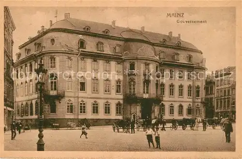 AK / Ansichtskarte Mainz_Rhein Gouvernement Mainz Rhein