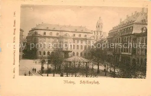 AK / Ansichtskarte Mainz_Rhein Schillerplatz Mainz Rhein