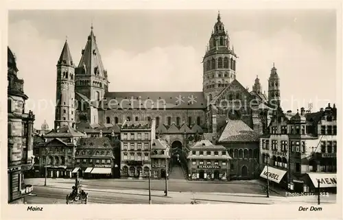 AK / Ansichtskarte Mainz_Rhein Blick zum Dom Mainz Rhein